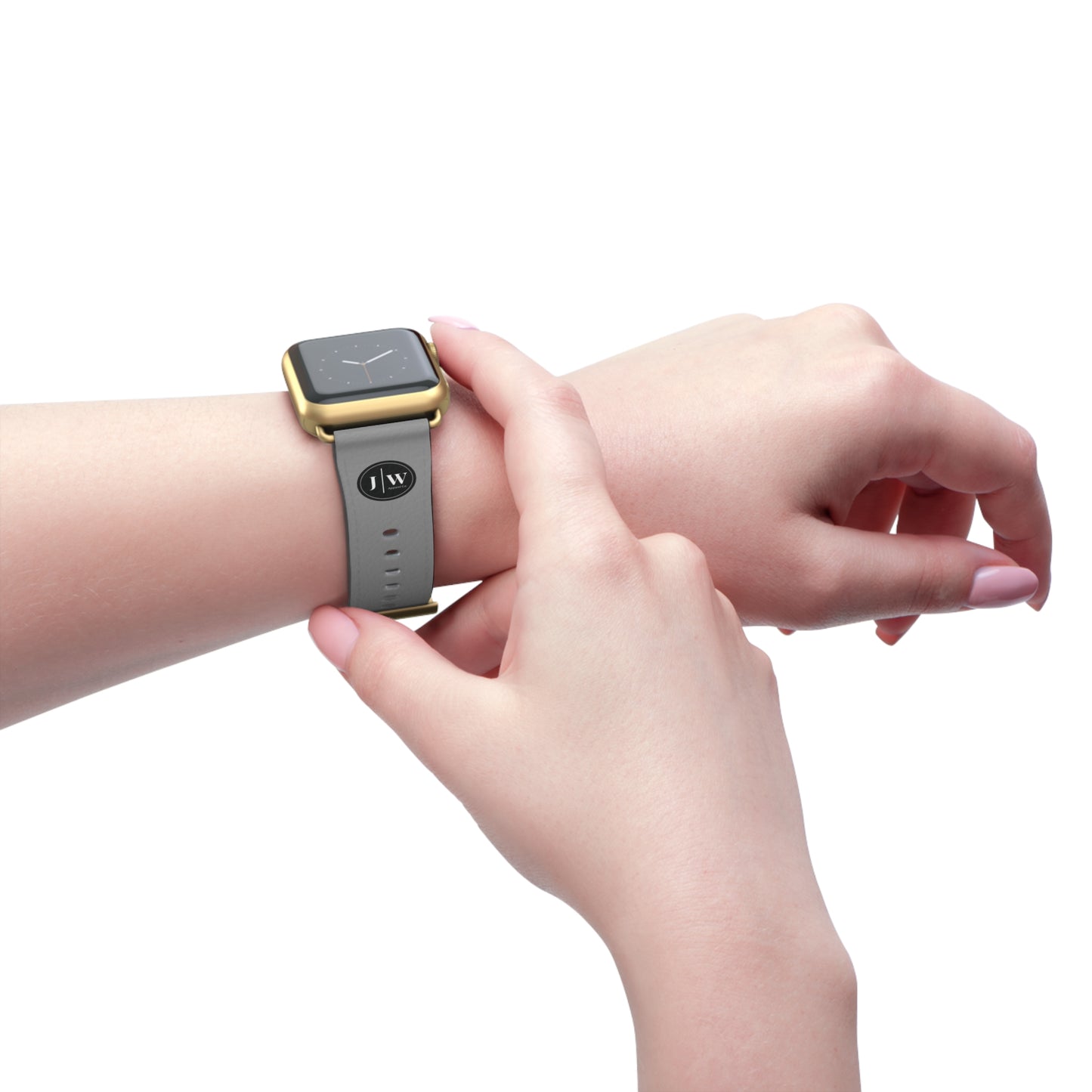 JW “Gray” Silicone Apple Watch Band