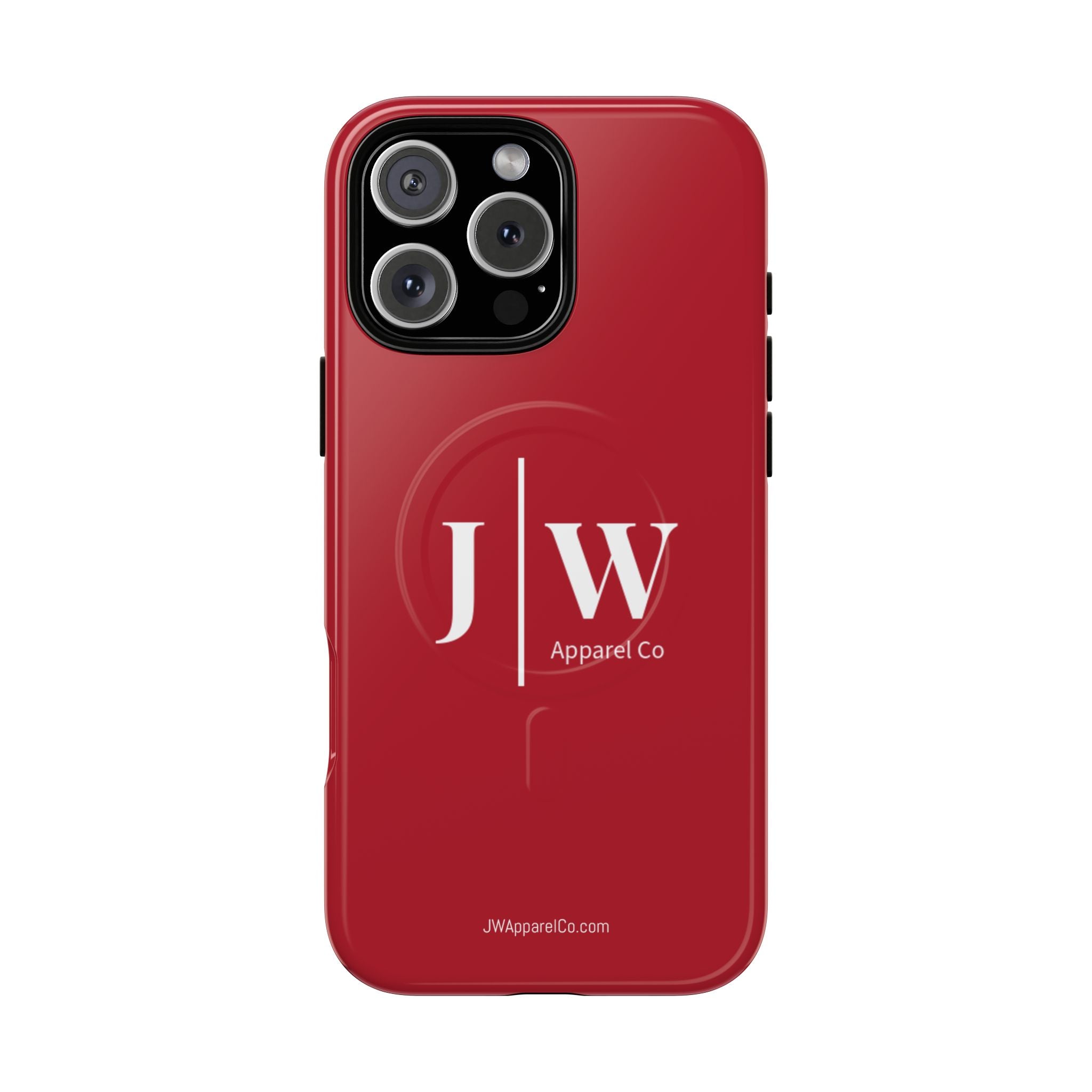 Tough “Dark Red” Magnetic iPhone Case
