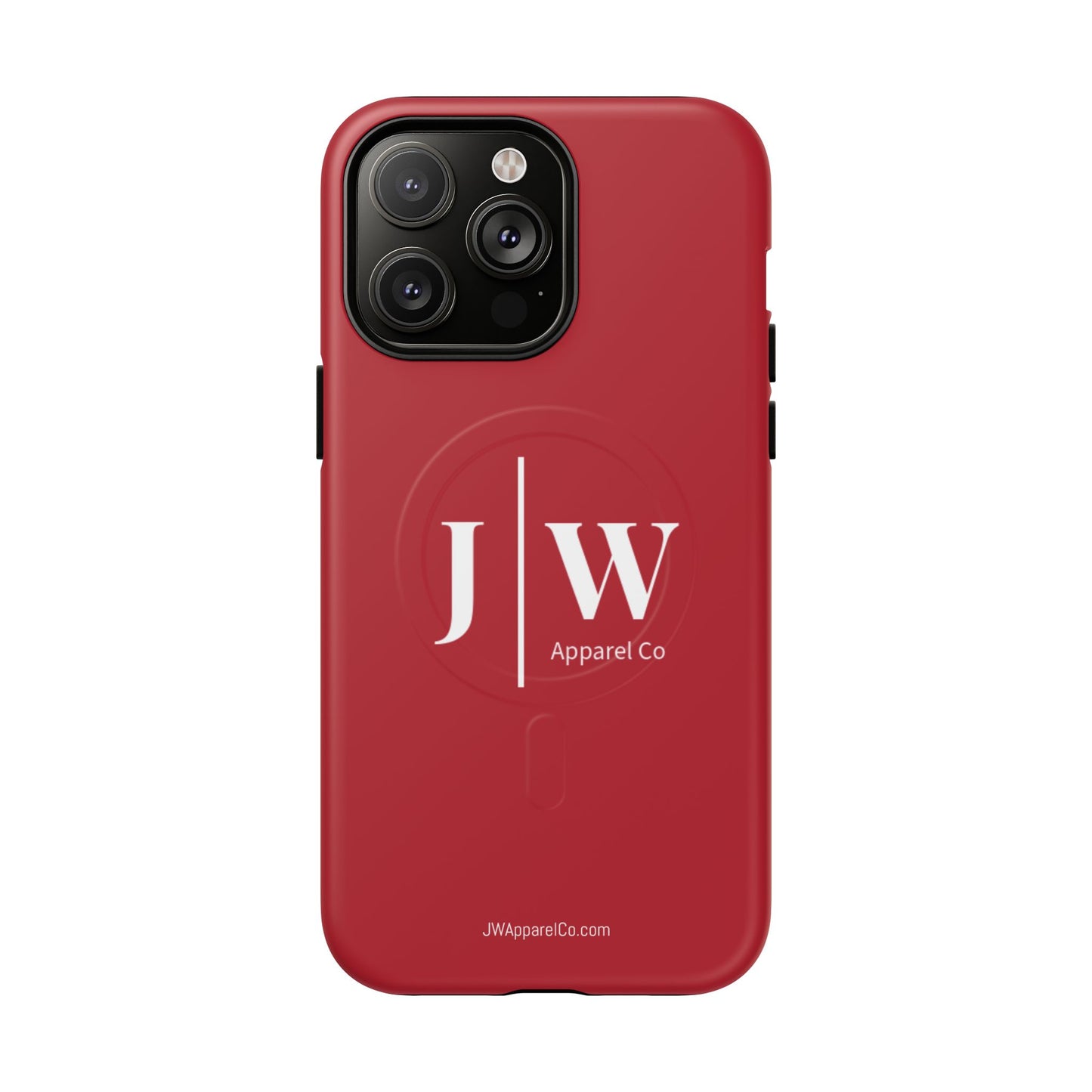 Tough “Dark Red” Magnetic iPhone Case