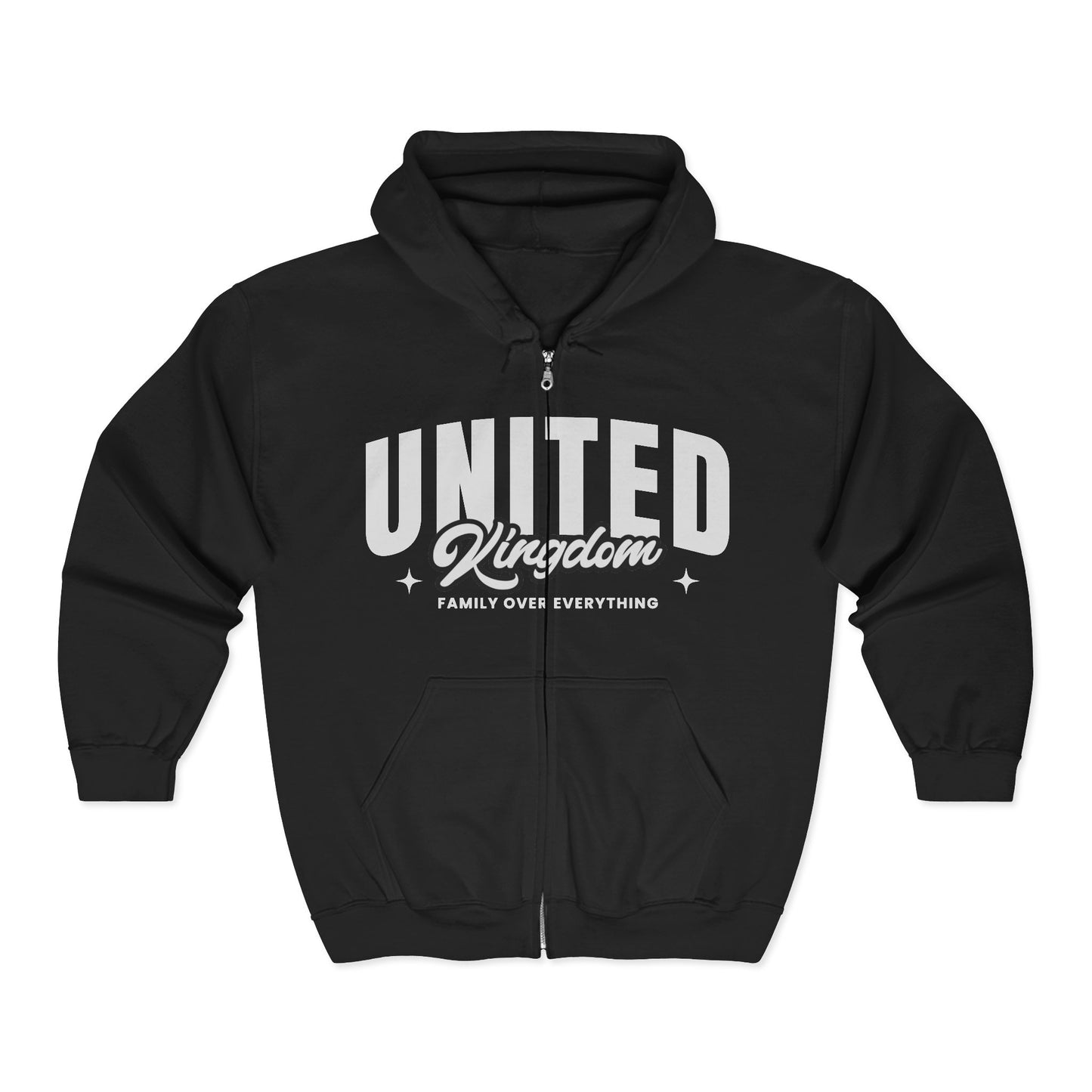 'United Kingdom' Zip-Up Hoodie