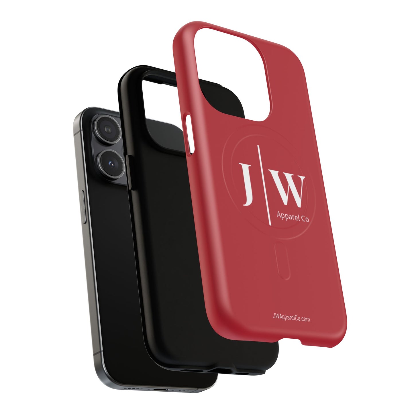 Tough “Dark Red” Magnetic iPhone Case
