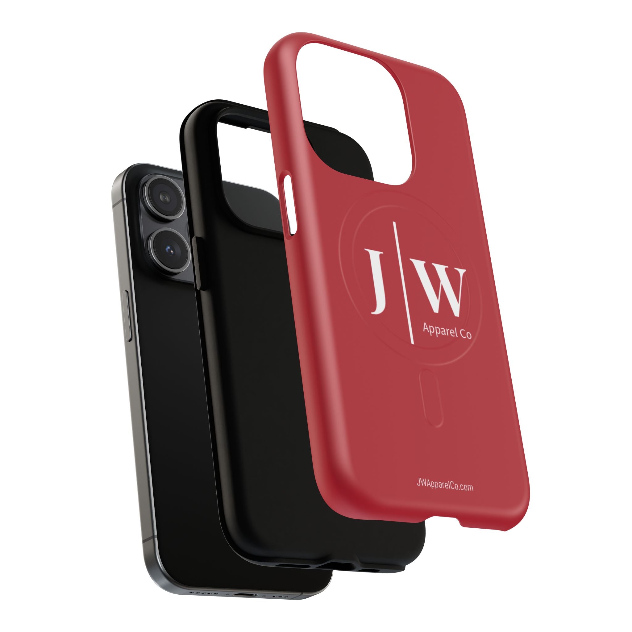 Tough “Dark Red” Magnetic iPhone Case