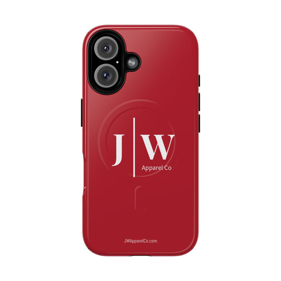 Tough “Dark Red” Magnetic iPhone Case