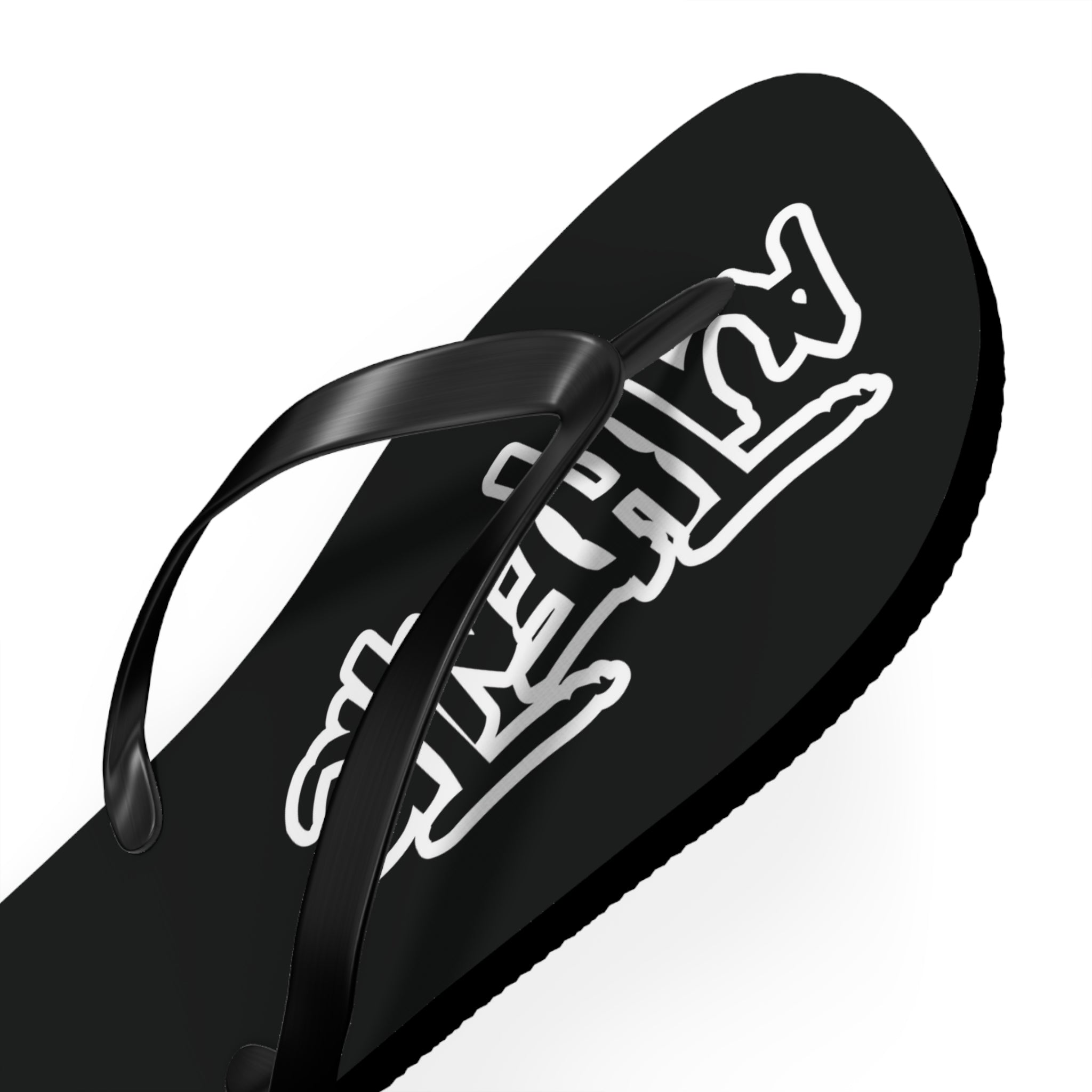 JW “Authentic” Black Flip Flops