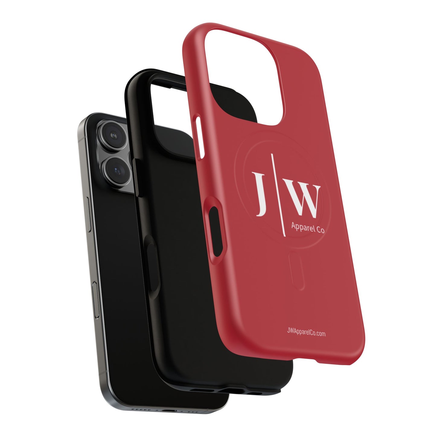 Tough “Dark Red” Magnetic iPhone Case