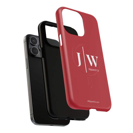 Tough “Dark Red” Magnetic iPhone Case