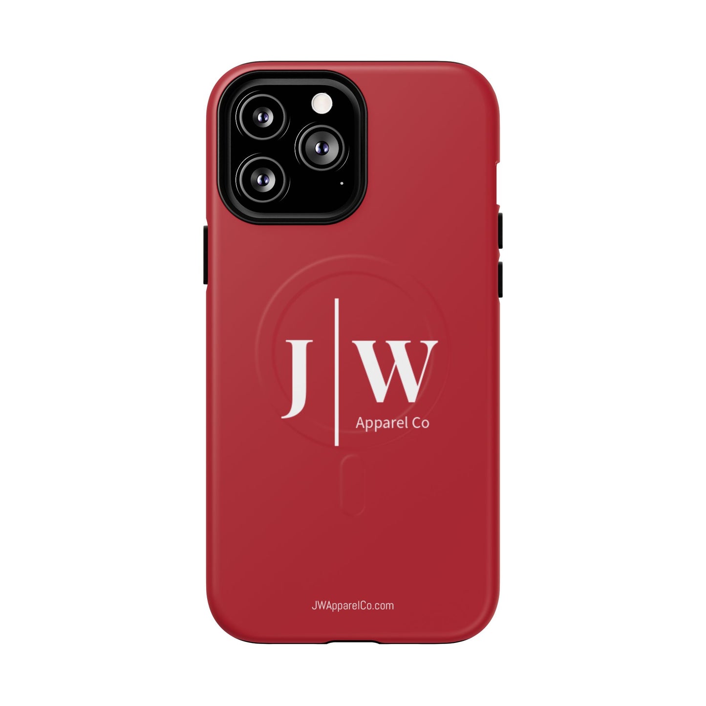 Tough “Dark Red” Magnetic iPhone Case