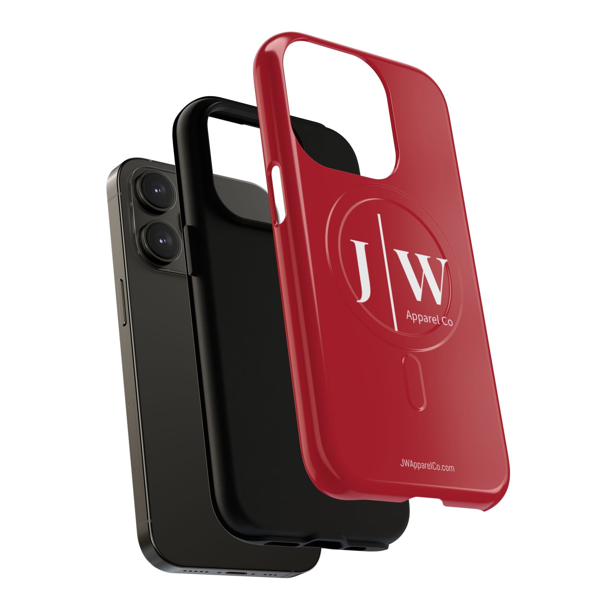 Tough “Dark Red” Magnetic iPhone Case