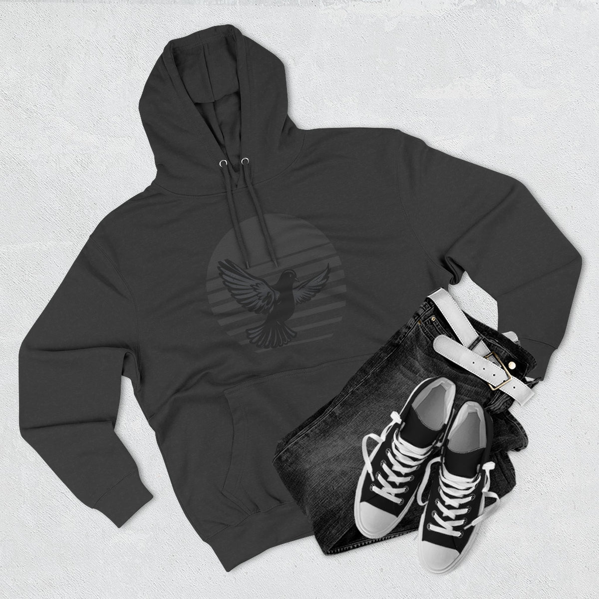 “Free Bird-DRK” Pullover Hoodie