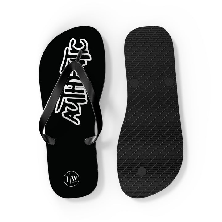JW “Authentic” Black Flip Flops