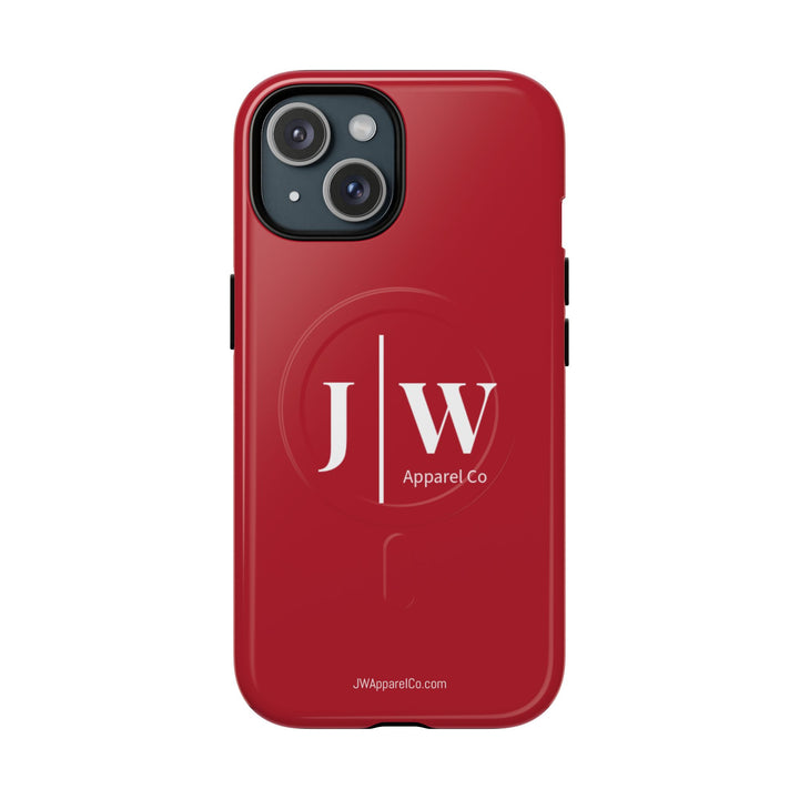 Tough “Dark Red” Magnetic iPhone Case