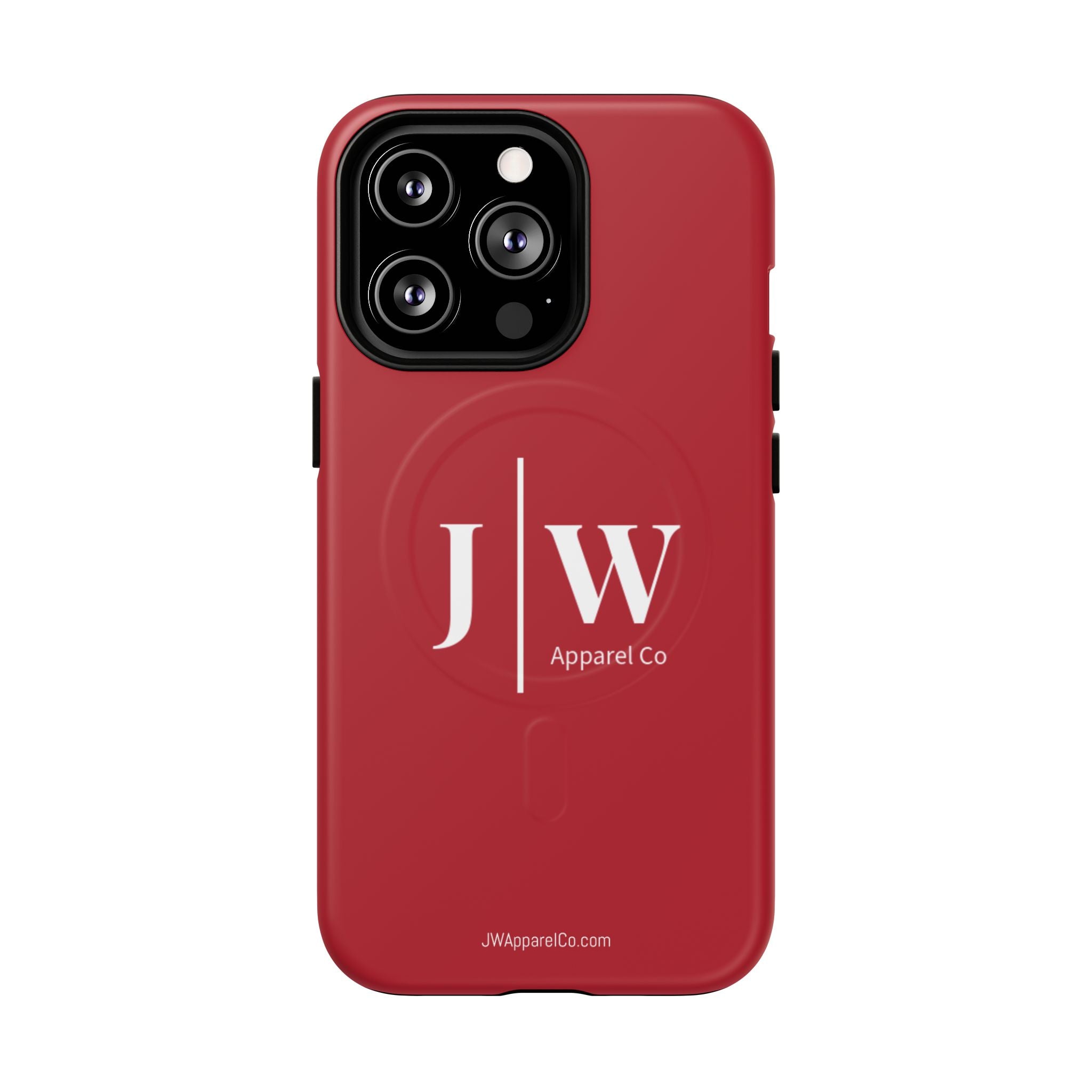 Tough “Dark Red” Magnetic iPhone Case