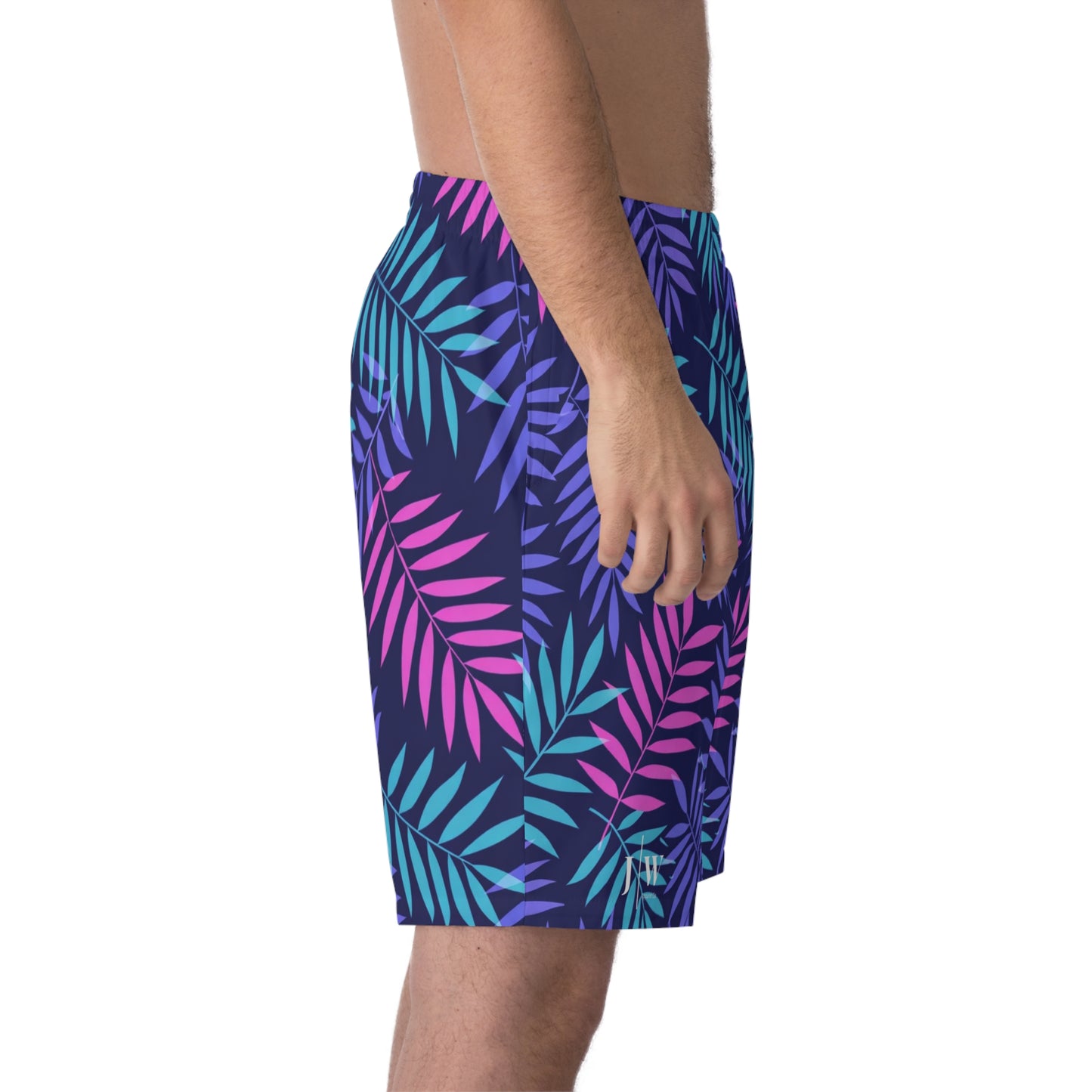 “Tropical Palm” Swim Trunks