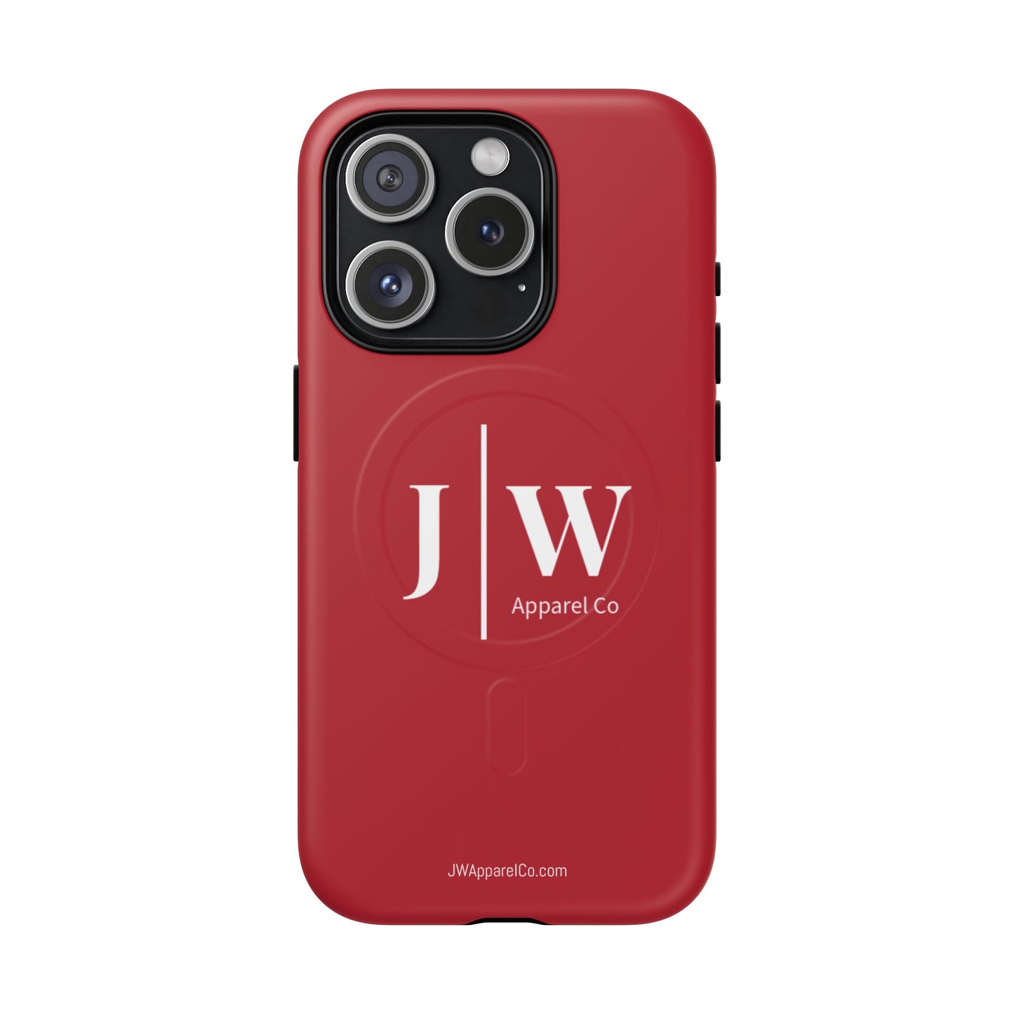 Tough “Dark Red” Magnetic iPhone Case