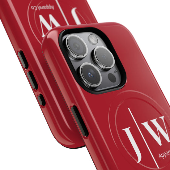 Tough “Dark Red” Magnetic iPhone Case