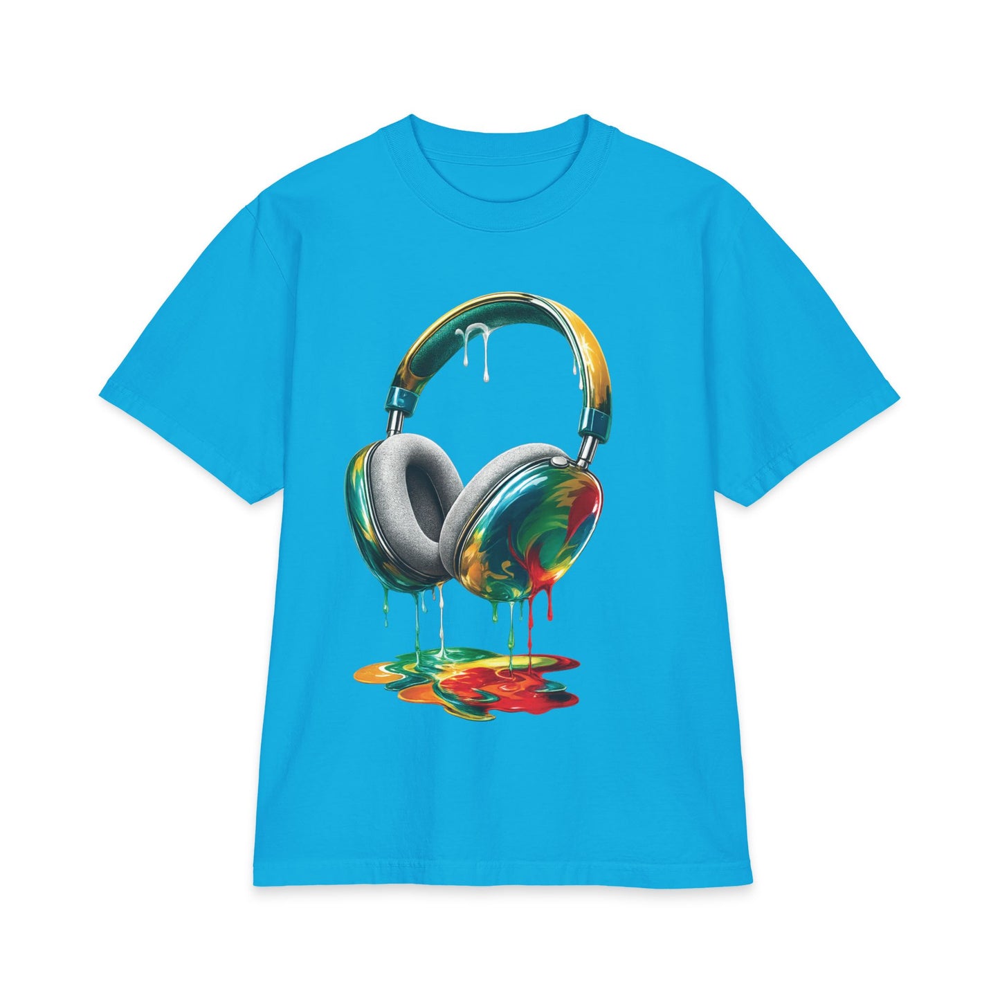 Oversize “Wet Paint” Headphones T-Shirt