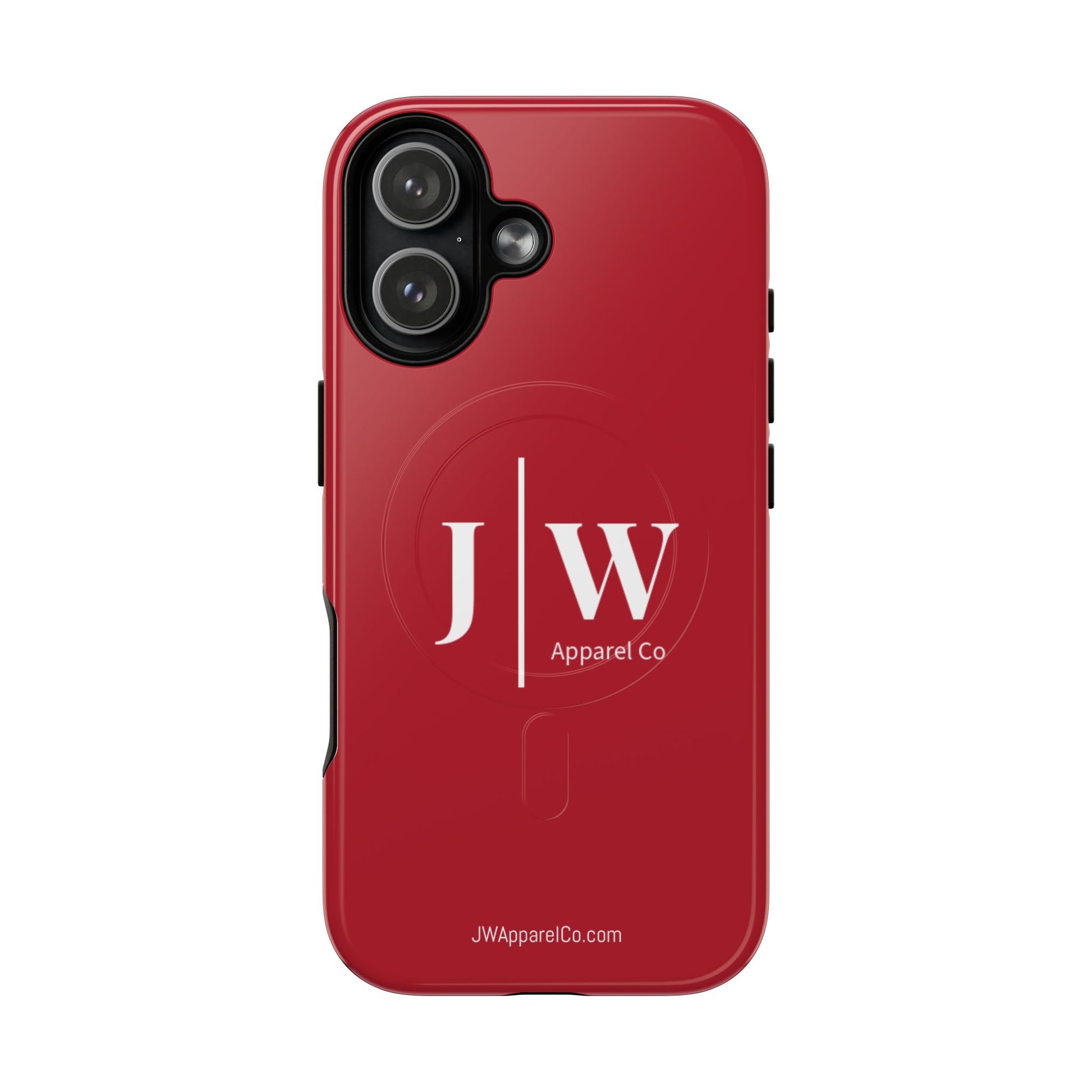 Tough “Dark Red” Magnetic iPhone Case