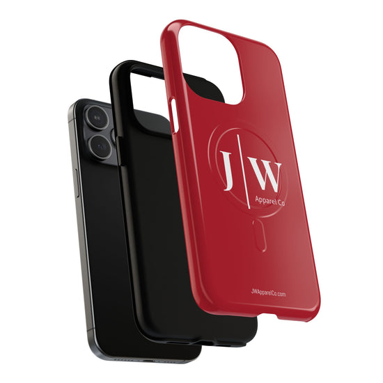 Tough “Dark Red” Magnetic iPhone Case