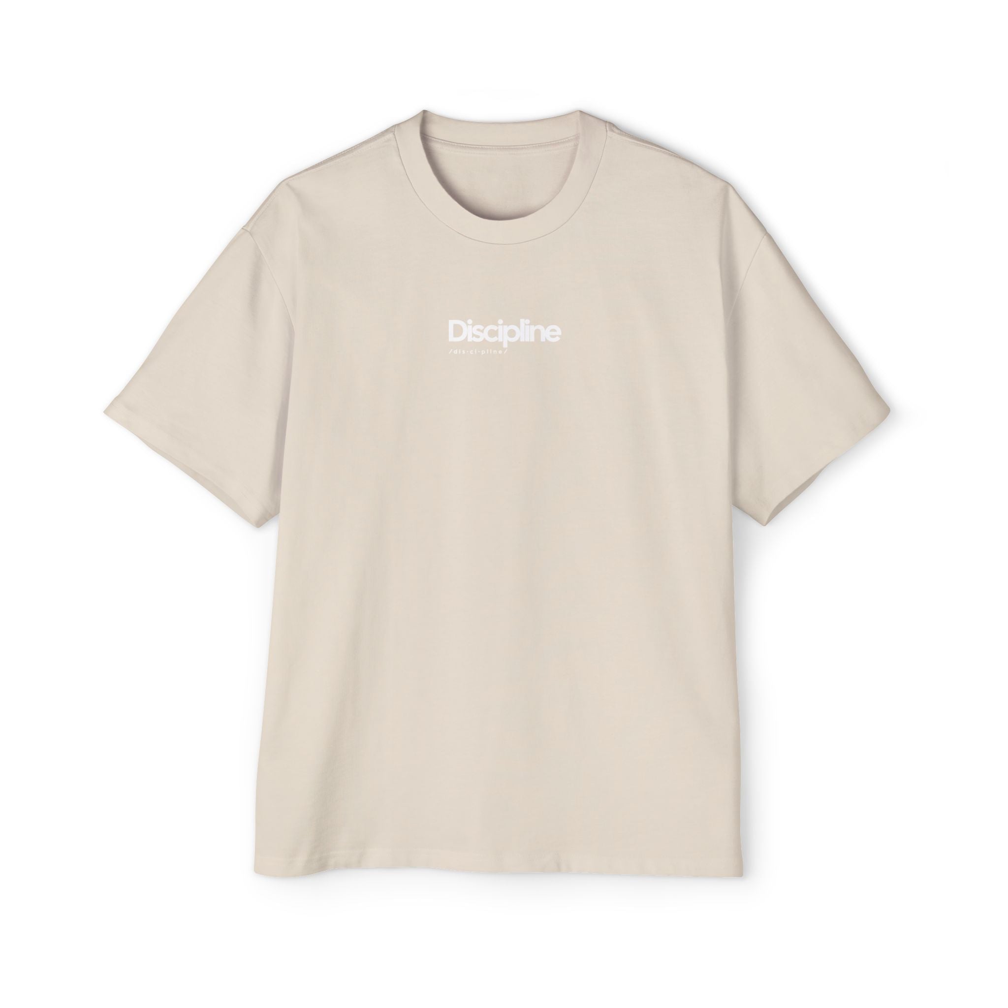 Oversized “Discipline” Tee