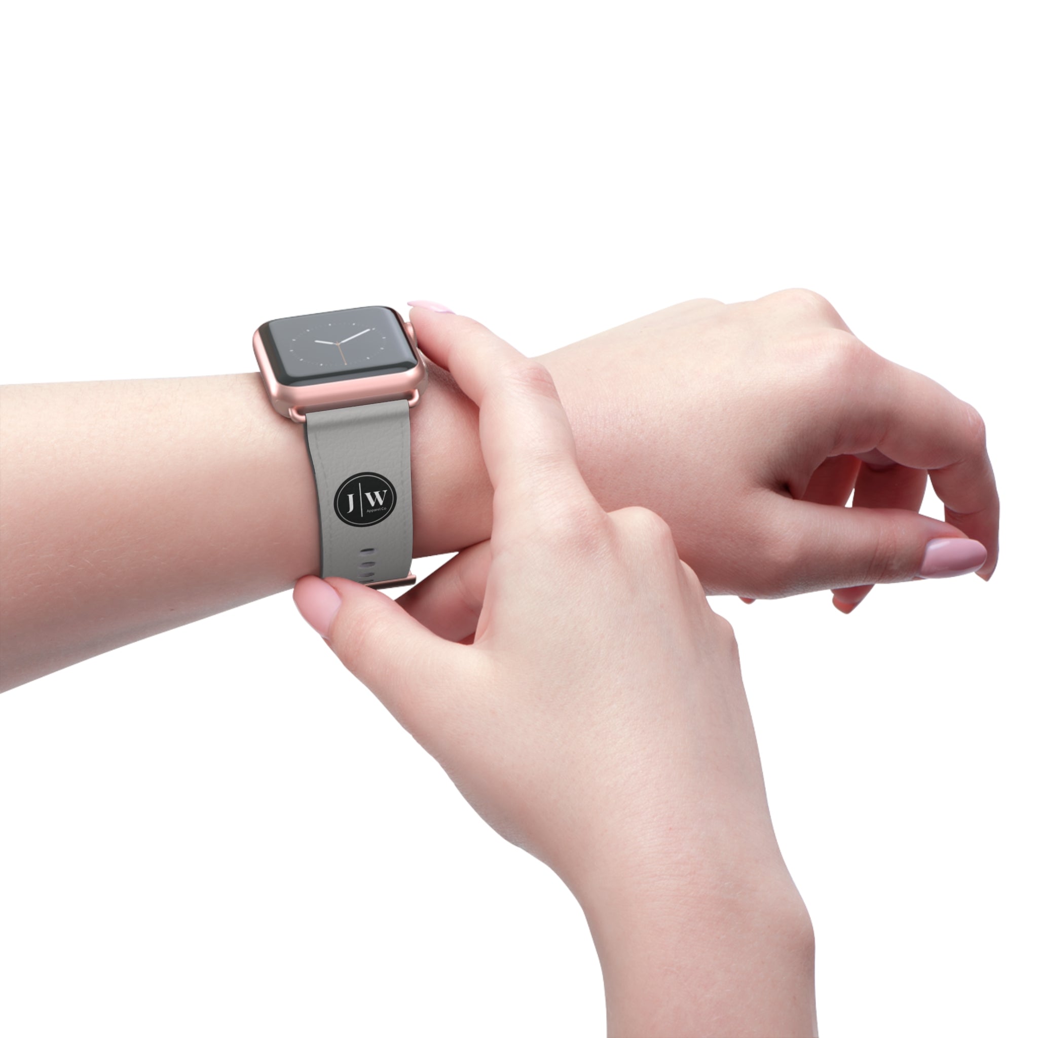 JW “Gray” Silicone Apple Watch Band