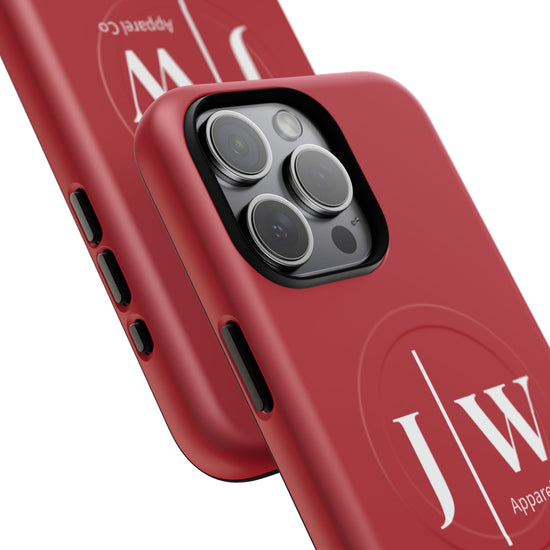 Tough “Dark Red” Magnetic iPhone Case