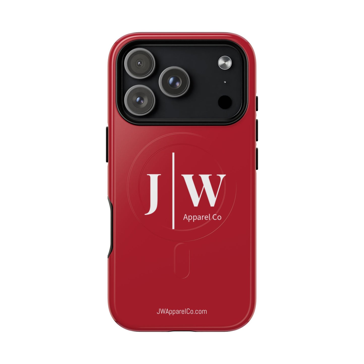 Tough “Dark Red” Magnetic iPhone Case