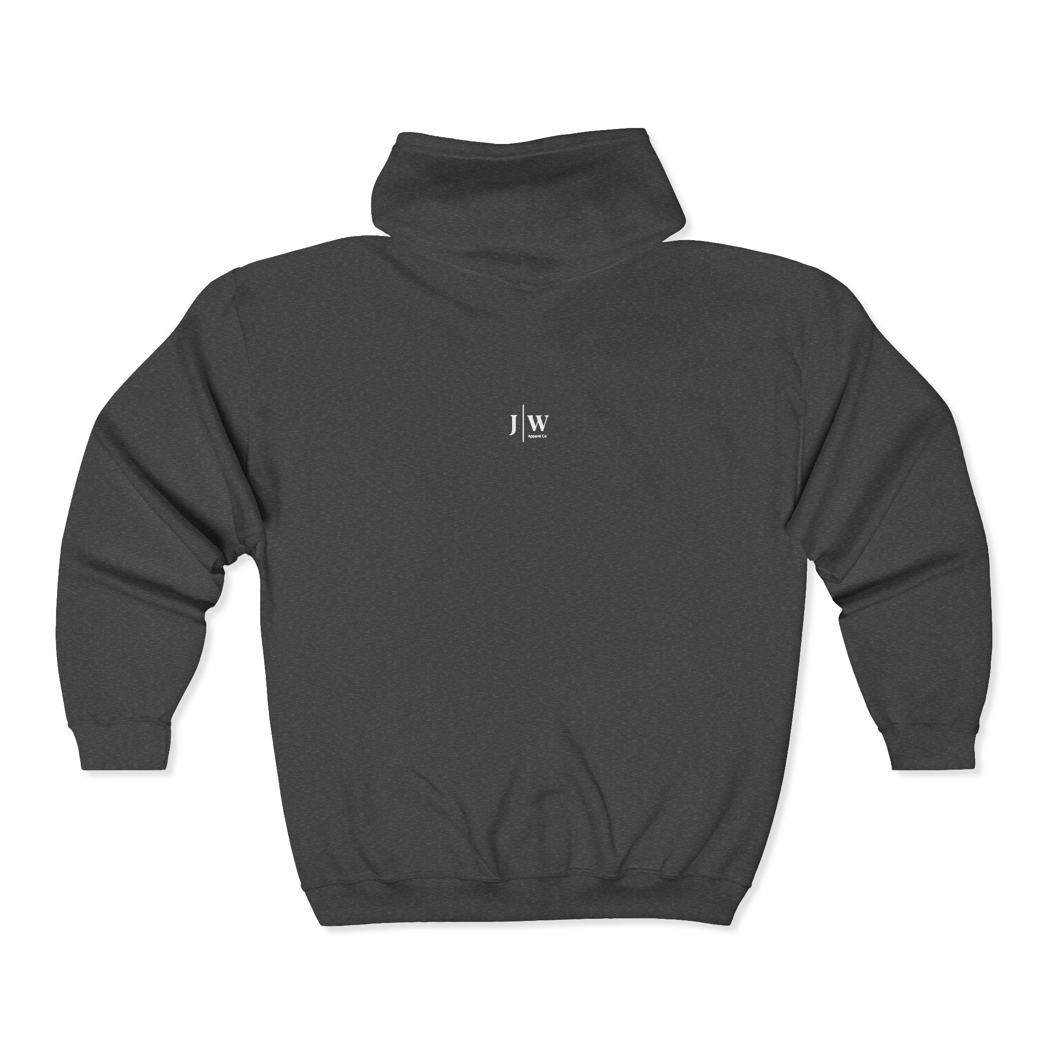 JW "HUSTLE Hard" Full-Zip Hoodie