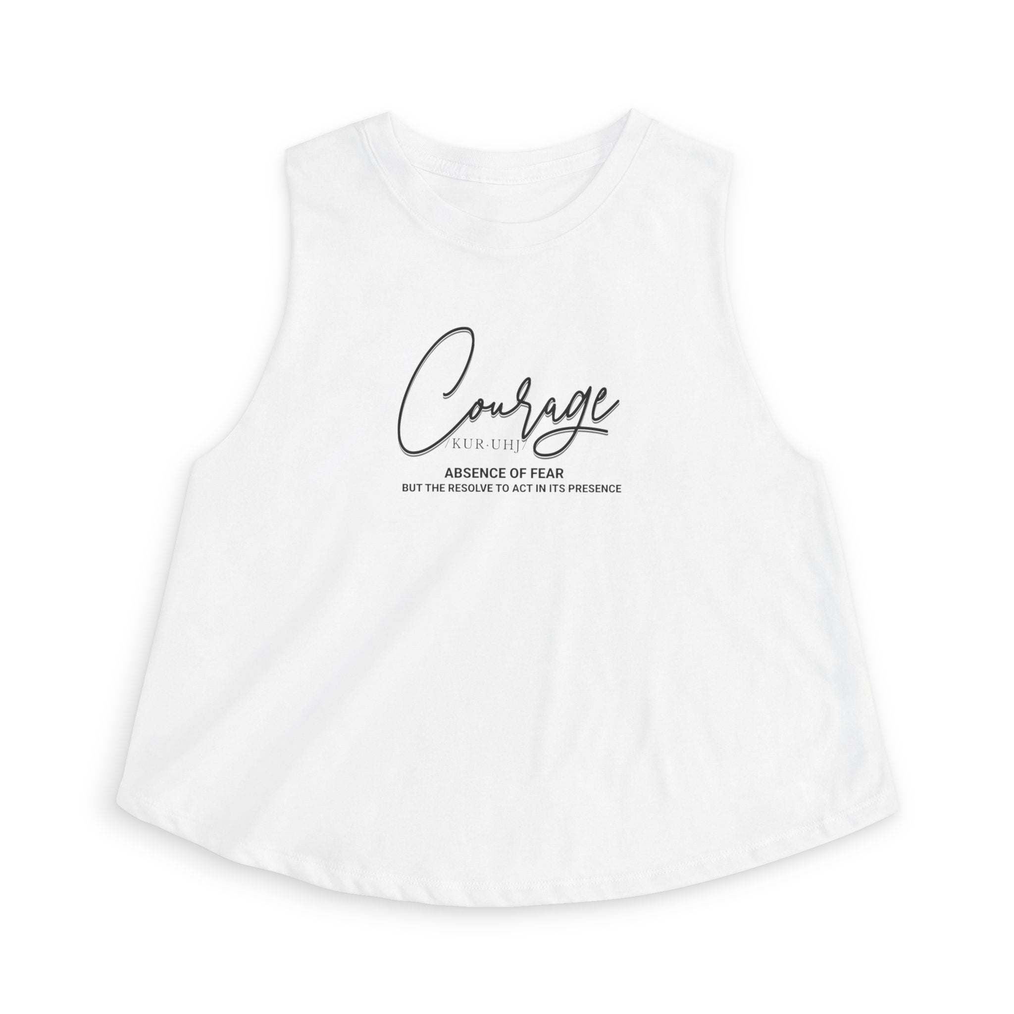 “Courage” Definition Crop Top