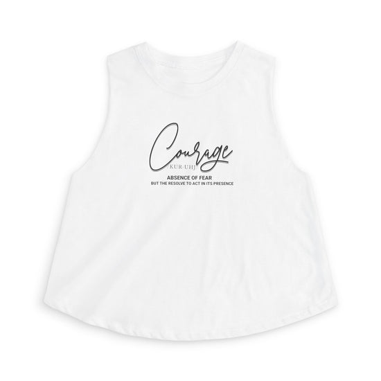“Courage” Definition Crop Top