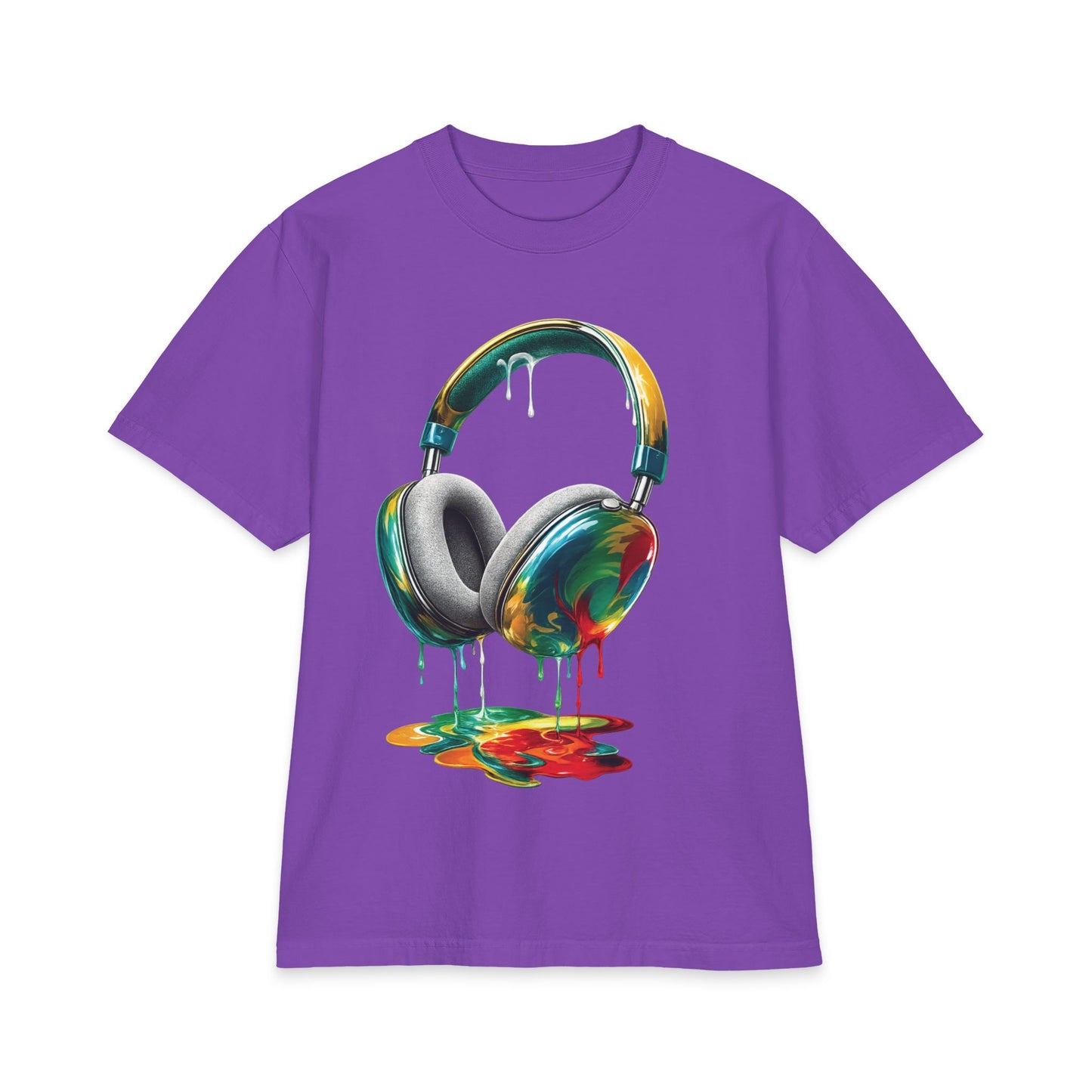 Oversize “Wet Paint” Headphones T-Shirt