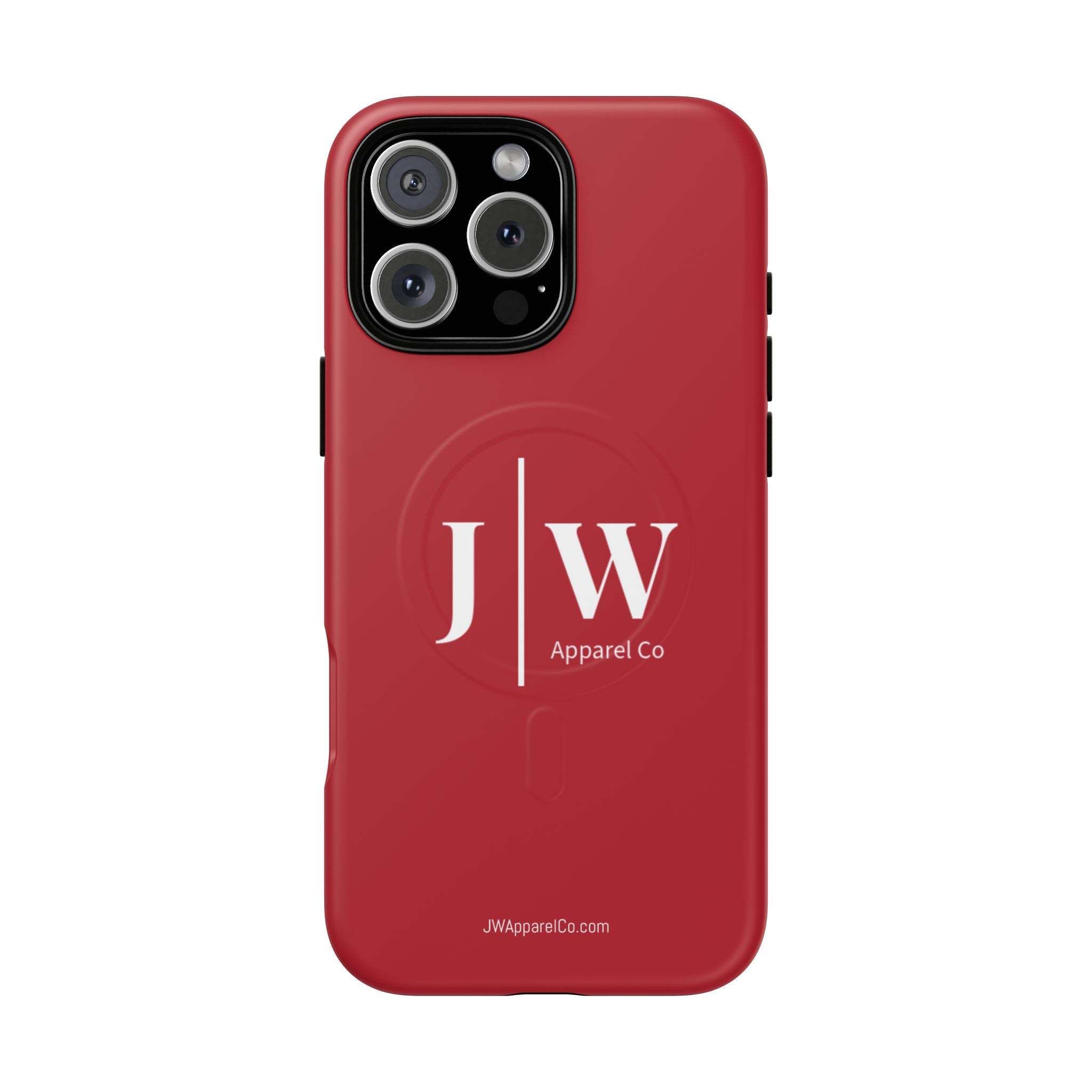 Tough “Dark Red” Magnetic iPhone Case