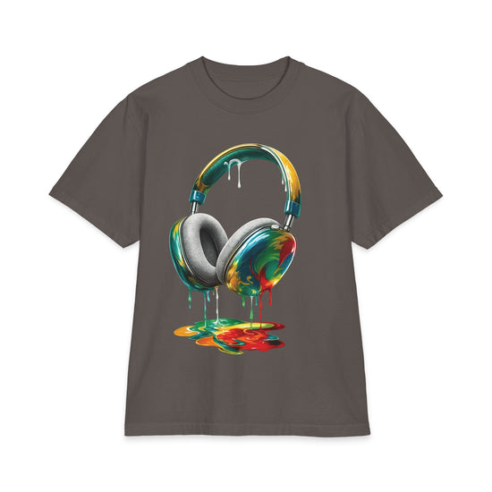 Oversize “Wet Paint” Headphones T-Shirt