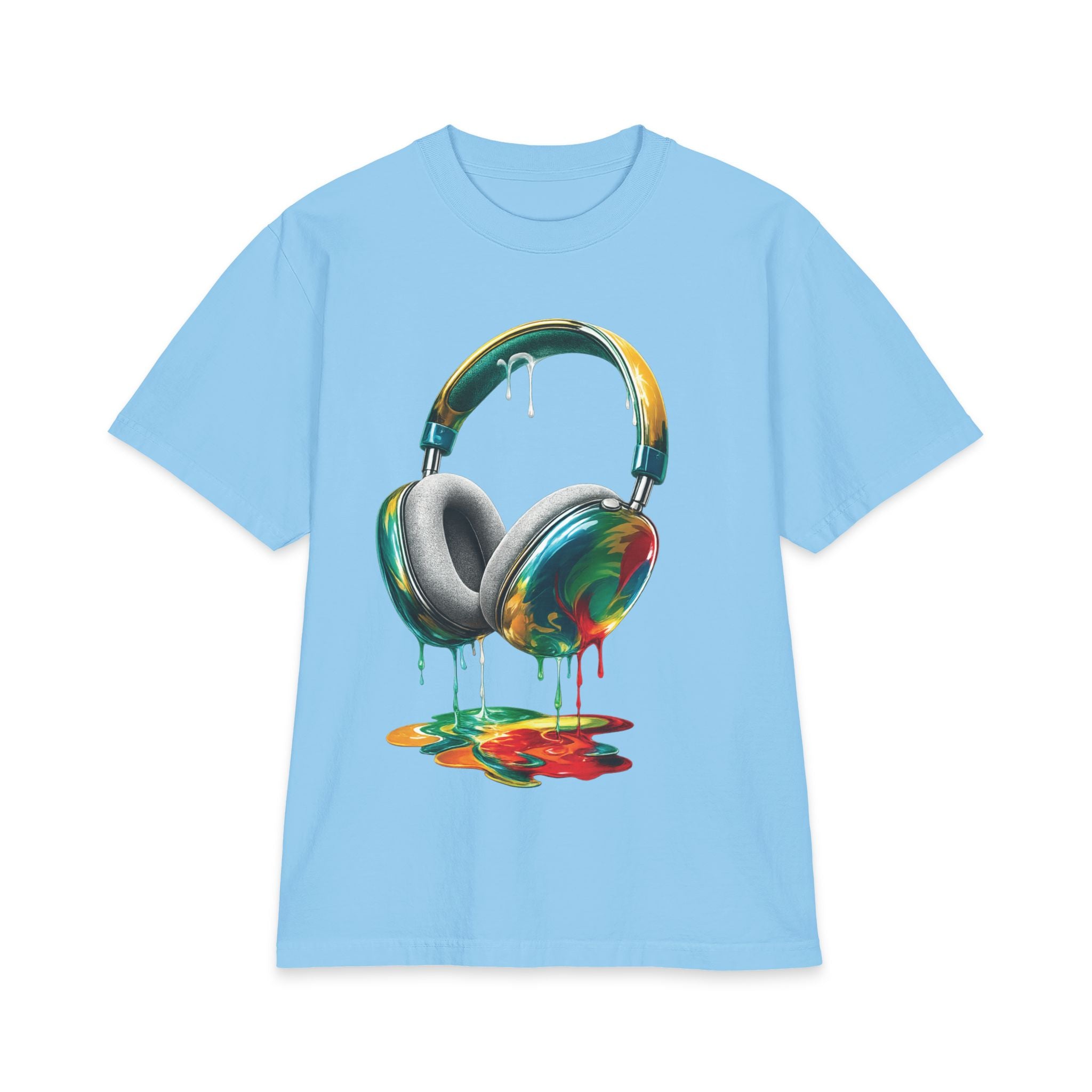 Oversize “Wet Paint” Headphones T-Shirt