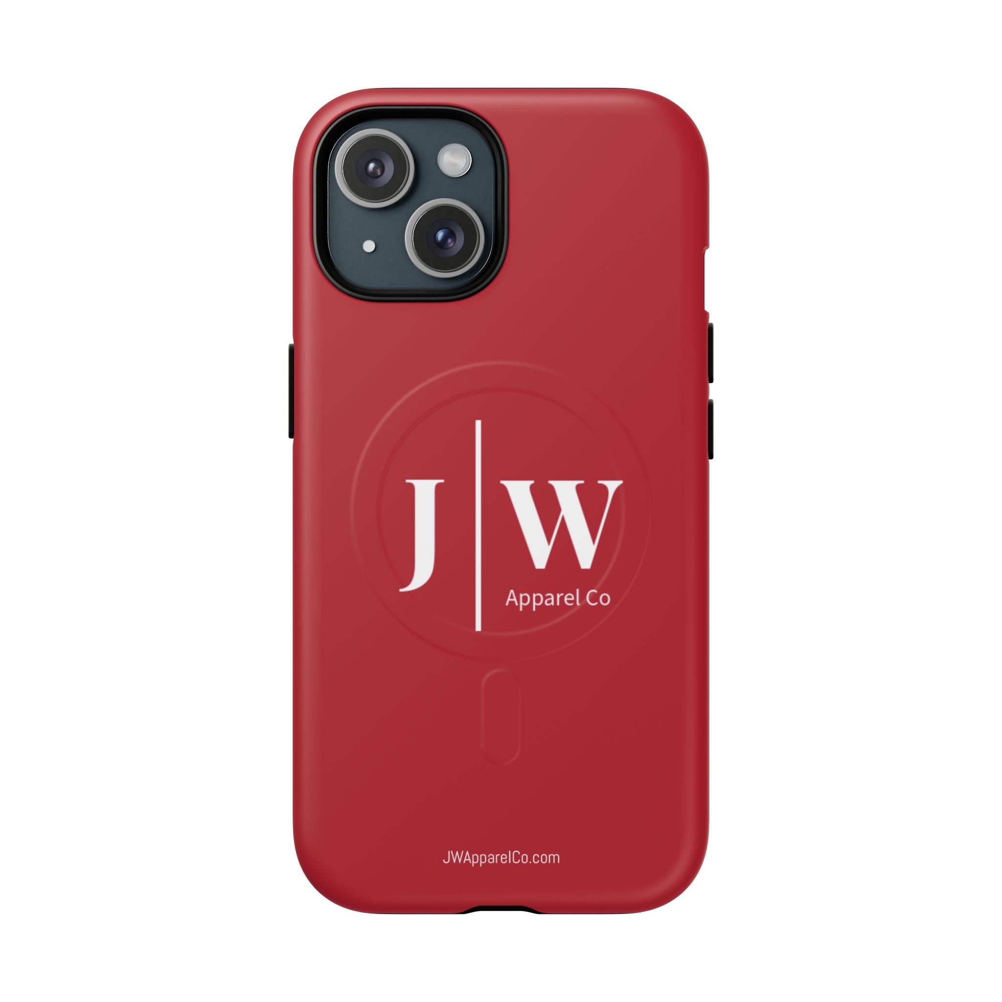 Tough “Dark Red” Magnetic iPhone Case