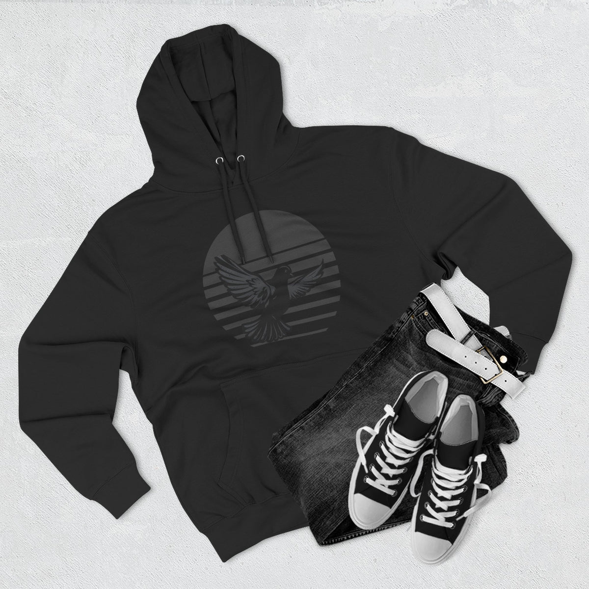 “Free Bird-DRK” Pullover Hoodie