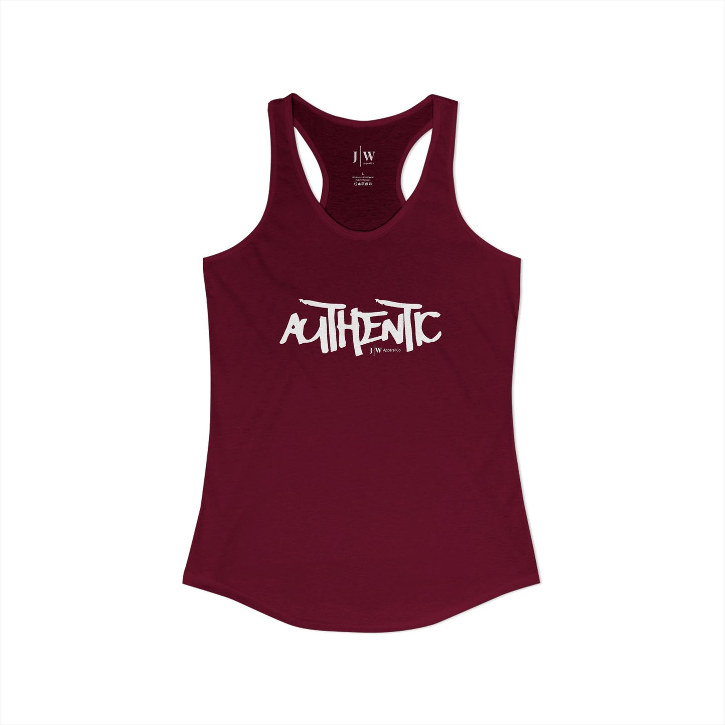“Authentic” Women's Racerback Tank