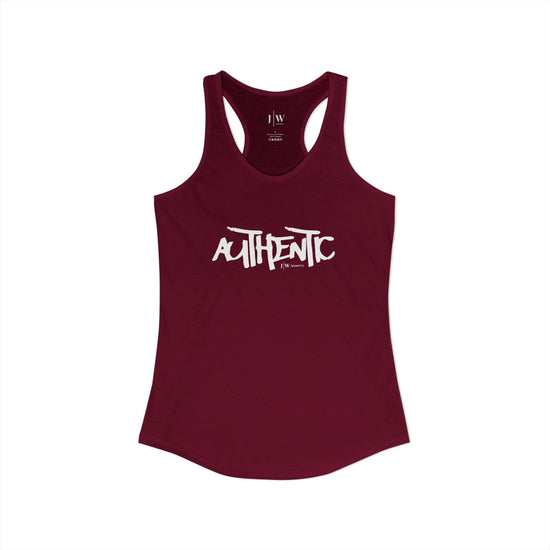 “Authentic” Women's Racerback Tank