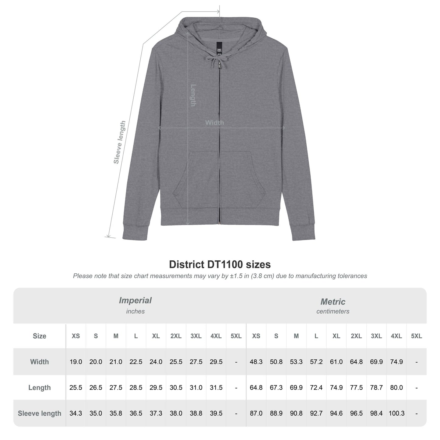 JW Minimalist Full-Zip Hoodie