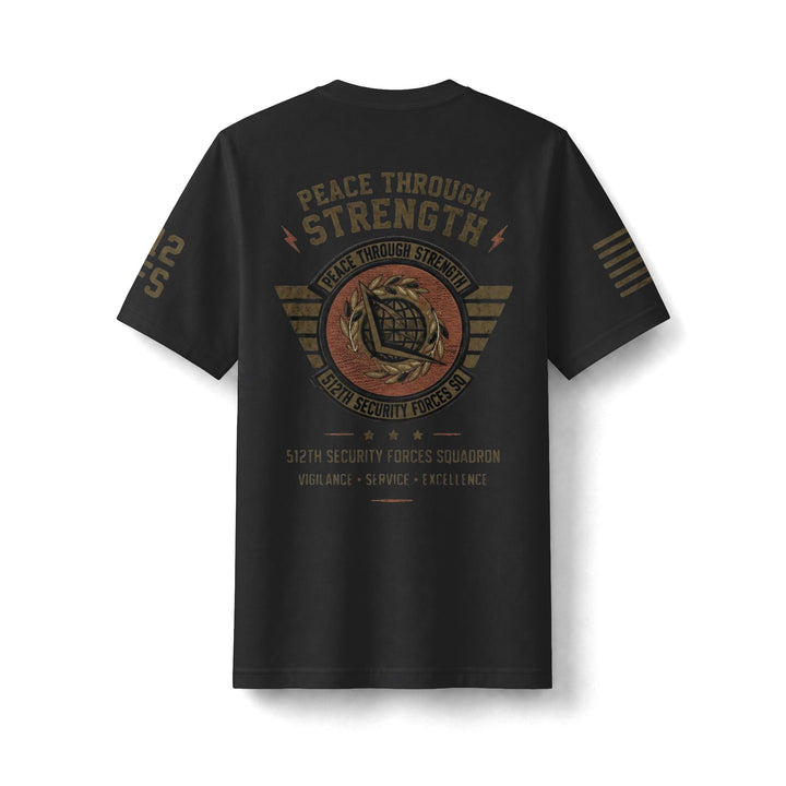 SF Morale T-Shirt  — "Peace Through Strength"