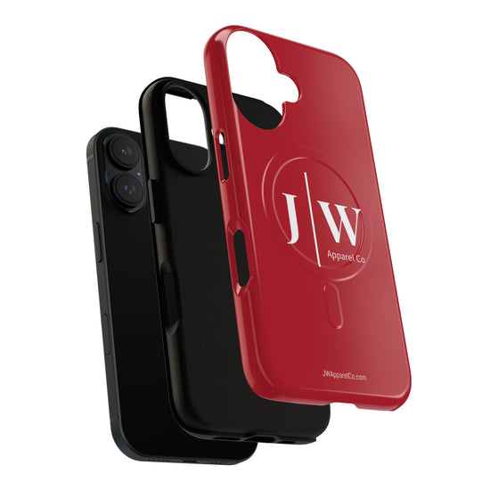 Tough “Dark Red” Magnetic iPhone Case