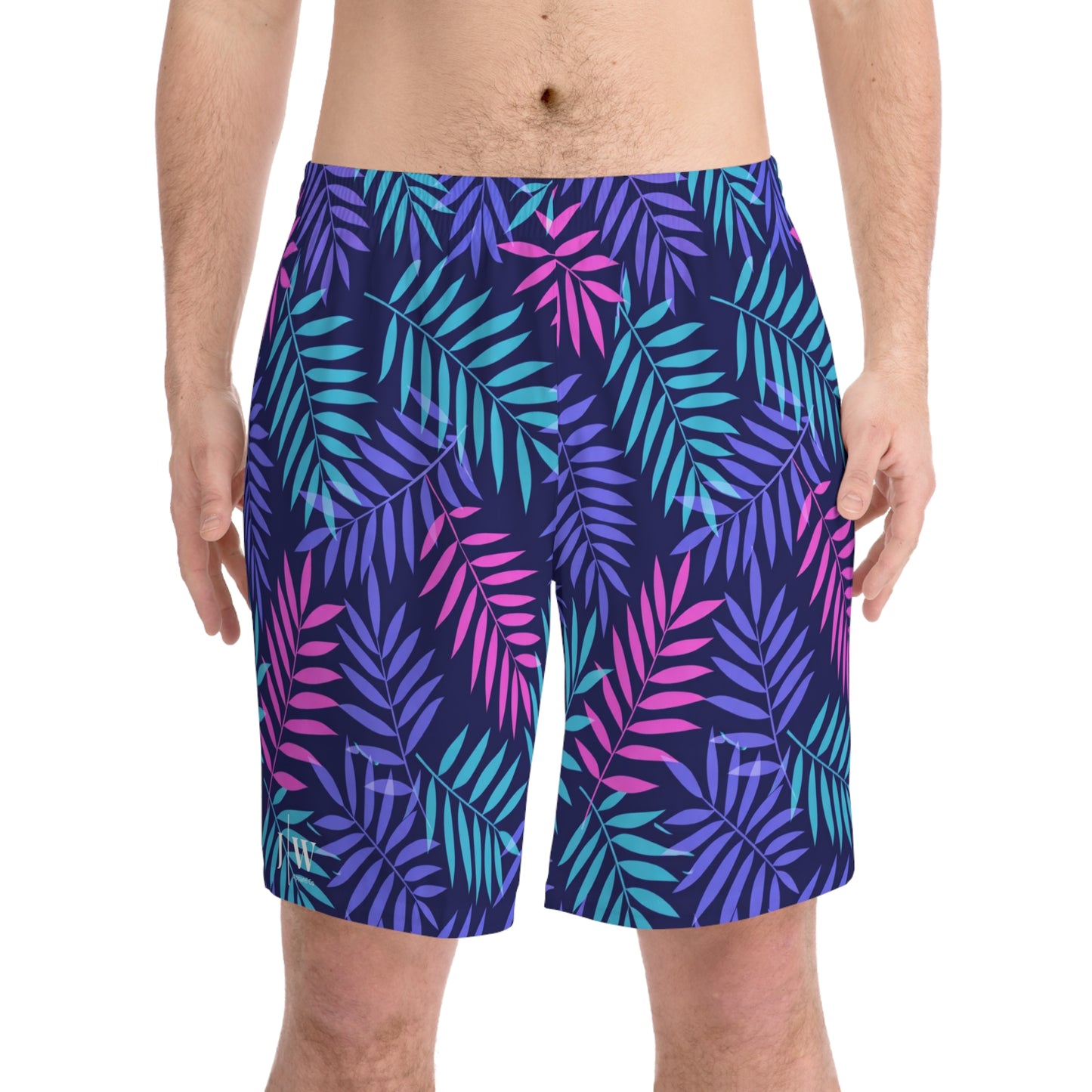 “Tropical Palm” Swim Trunks