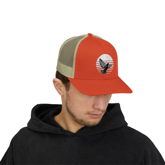 “Free Bird Sunrise” Snapback Trucker Cap