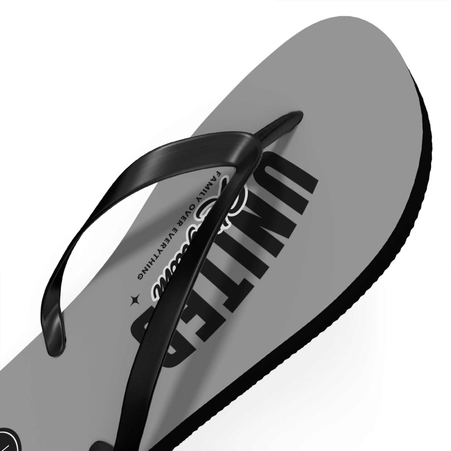 JW “United Kingdom” Grey Flip Flops
