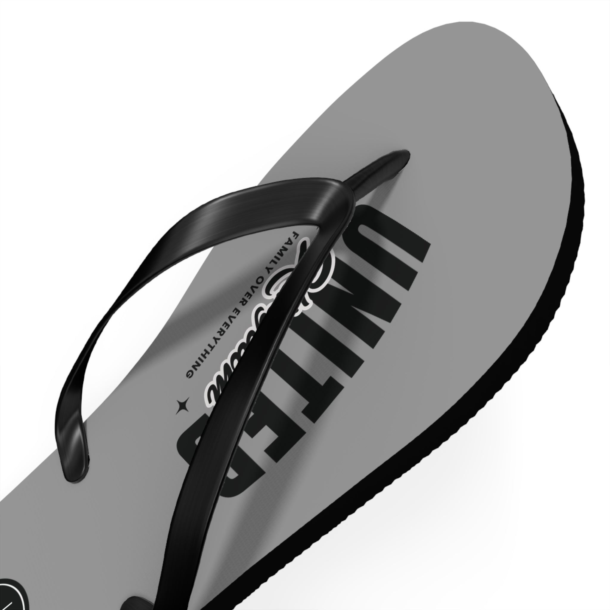 JW “United Kingdom” Grey Flip Flops