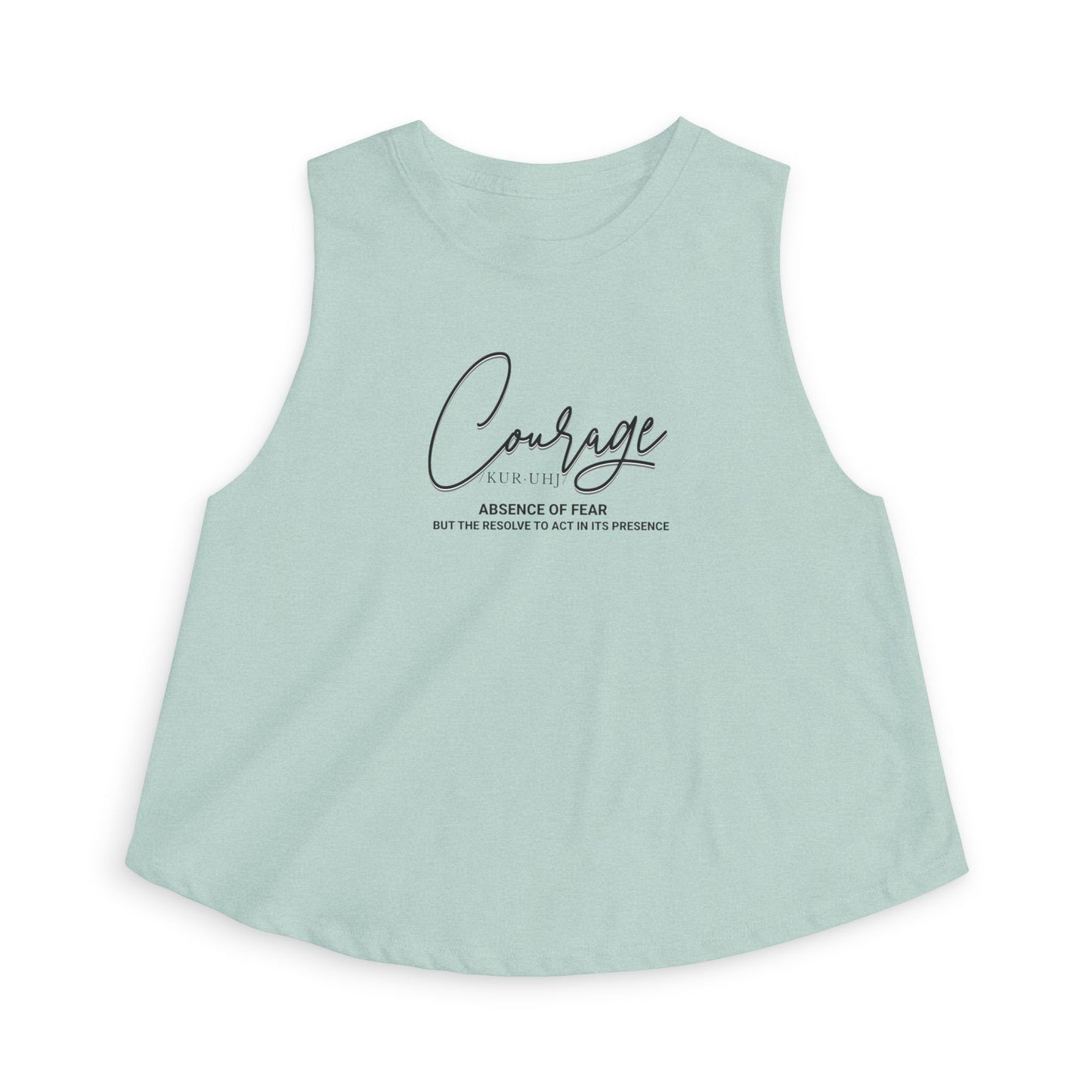 “Courage” Definition Crop Top