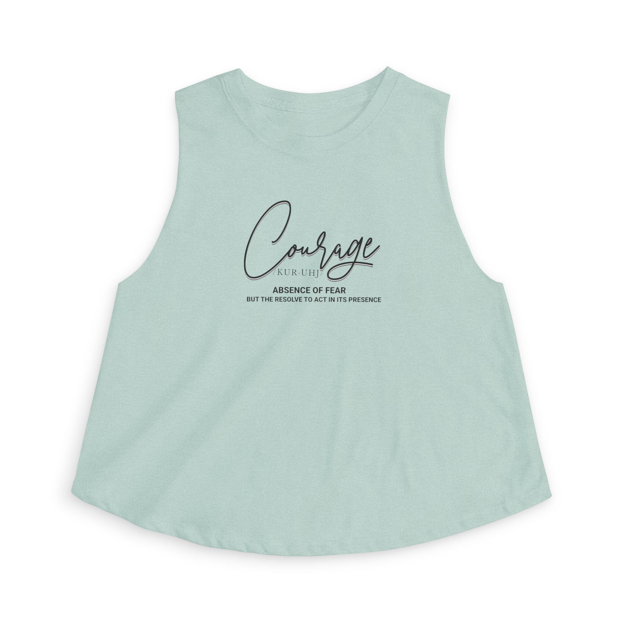“Courage” Definition Crop Top