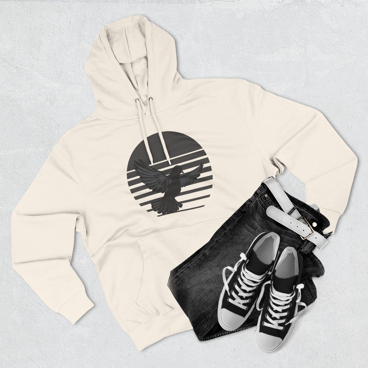 “Free Bird-DRK” Pullover Hoodie