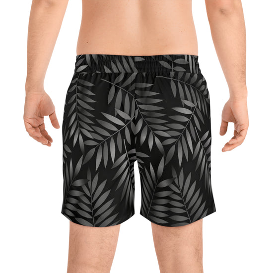 Men’s Black Palm Swim Shorts
