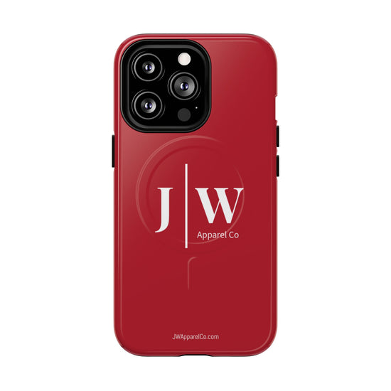 Tough “Dark Red” Magnetic iPhone Case