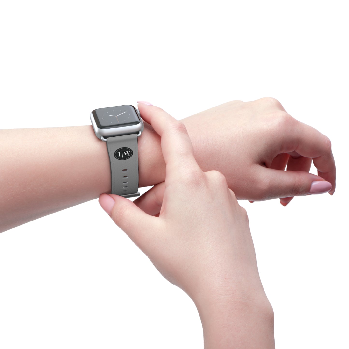JW “Gray” Silicone Apple Watch Band